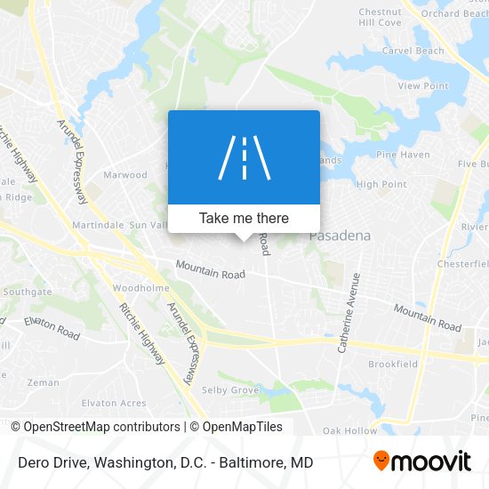 Dero Drive map