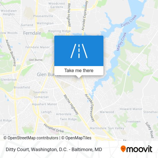 Ditty Court map