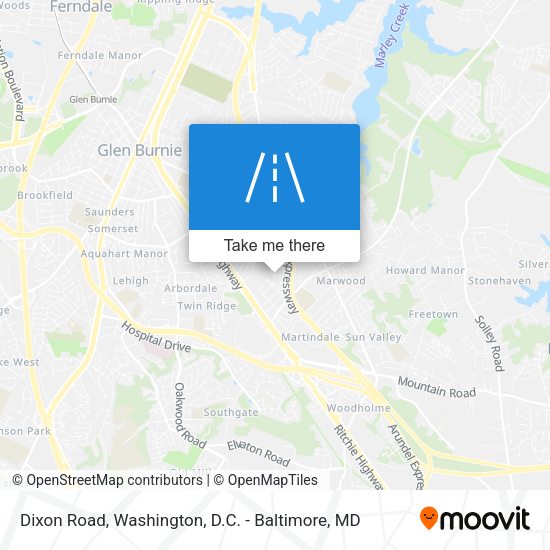 Mapa de Dixon Road
