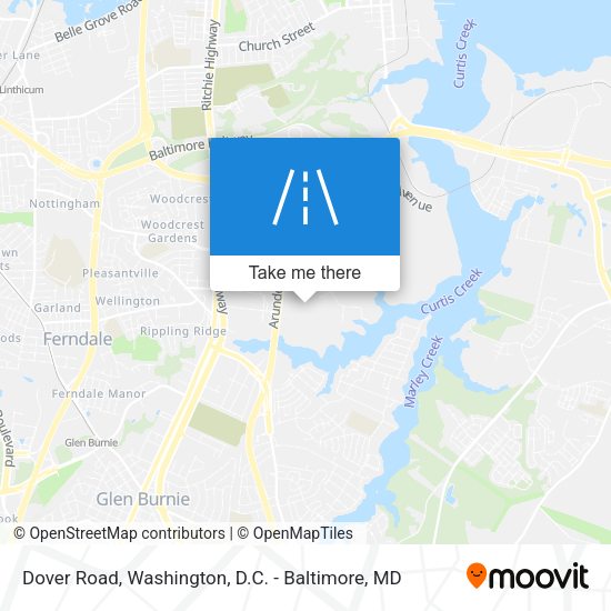 Mapa de Dover Road