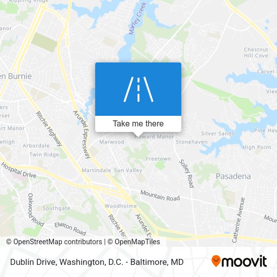 Dublin Drive map