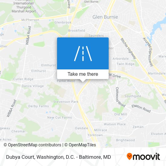 Dubya Court map