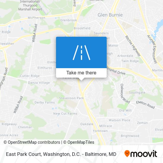 East Park Court map