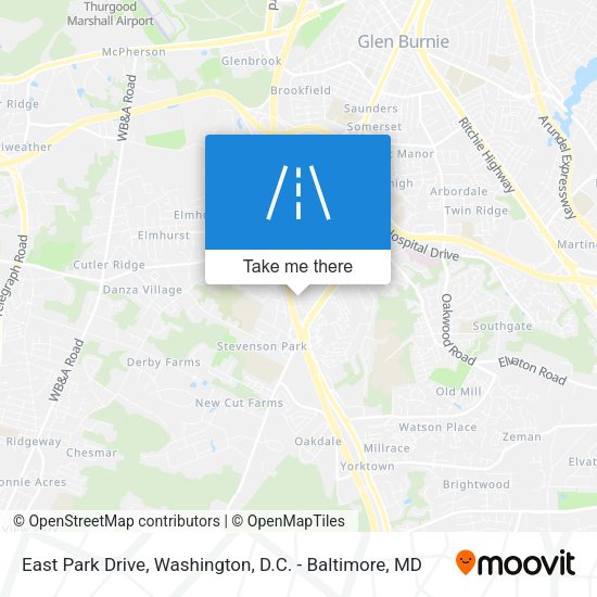 Mapa de East Park Drive