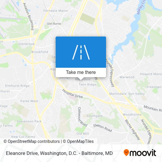 Eleanore Drive map