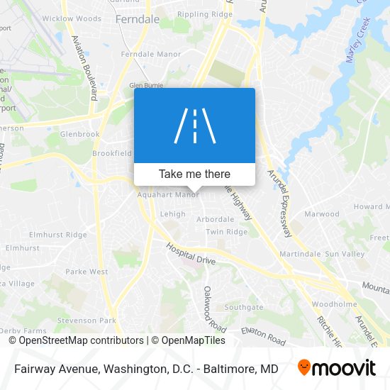 Mapa de Fairway Avenue