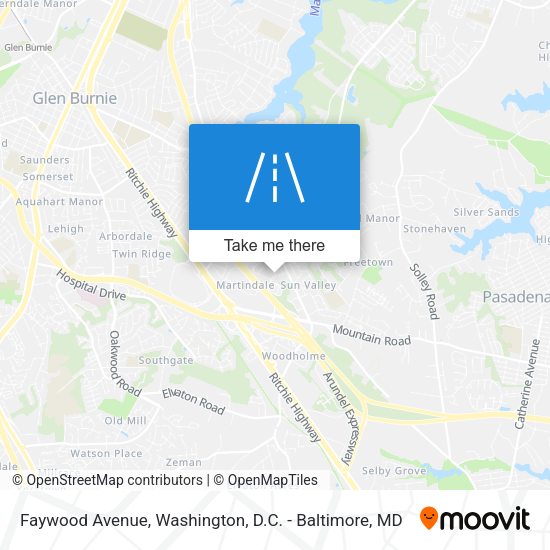 Faywood Avenue map