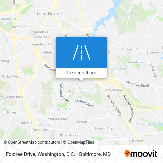 Foxtree Drive map