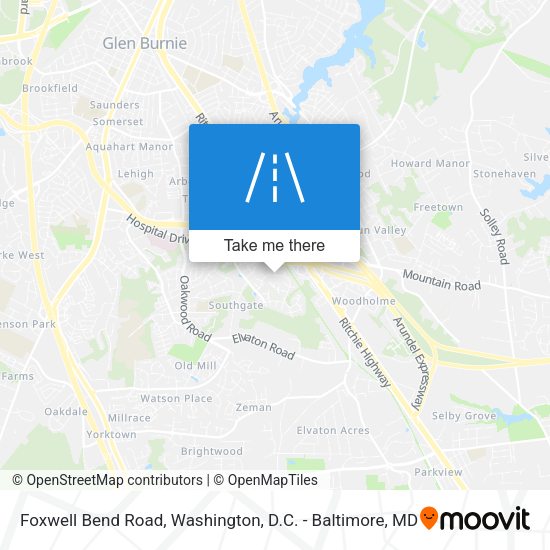 Mapa de Foxwell Bend Road
