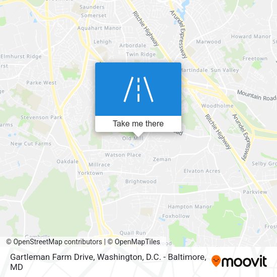 Gartleman Farm Drive map