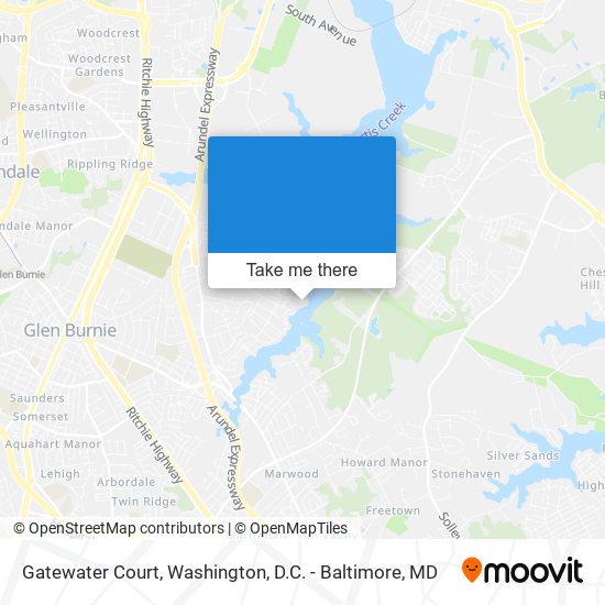 Gatewater Court map