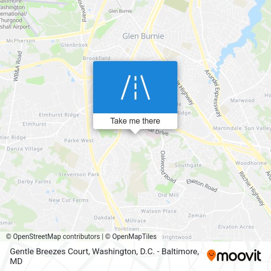 Mapa de Gentle Breezes Court