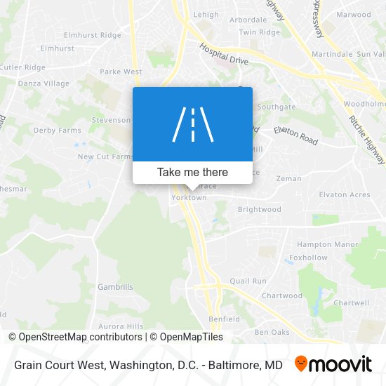 Grain Court West map