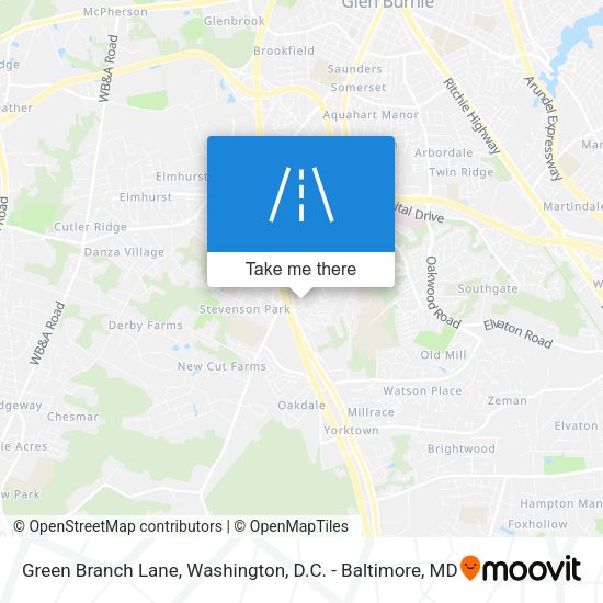 Mapa de Green Branch Lane