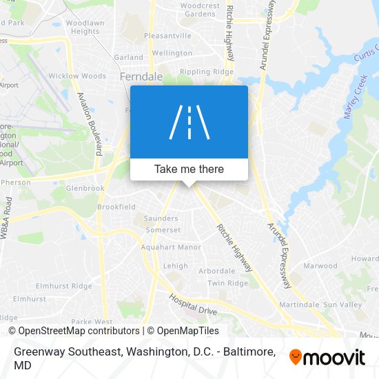 Mapa de Greenway Southeast