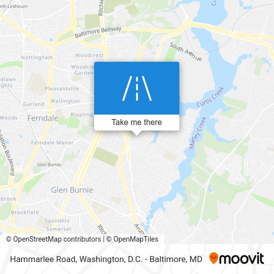 Hammarlee Road map