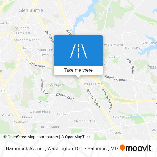 Hammock Avenue map