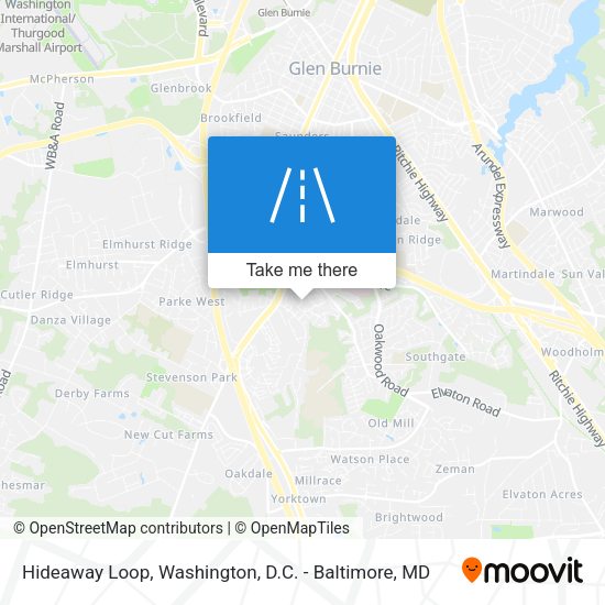 Mapa de Hideaway Loop