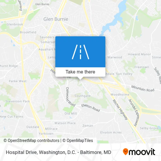 Hospital Drive map