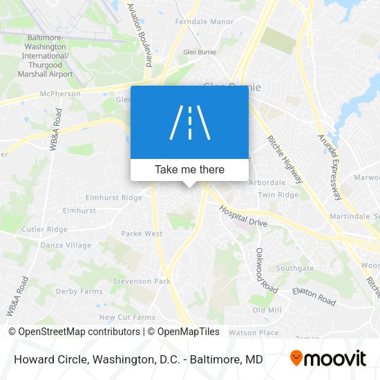Mapa de Howard Circle
