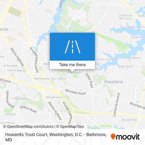 Howard's Trust Court map