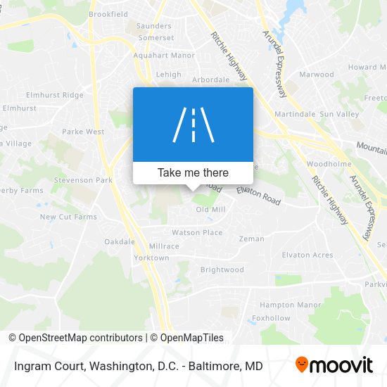 Mapa de Ingram Court