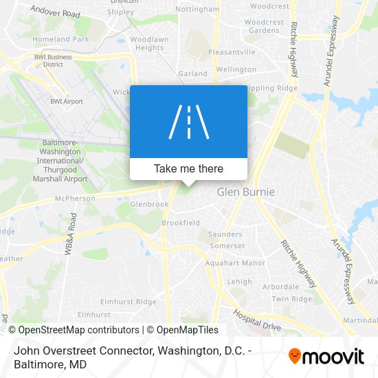 John Overstreet Connector map