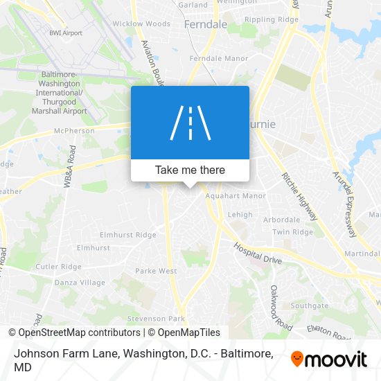 Johnson Farm Lane map
