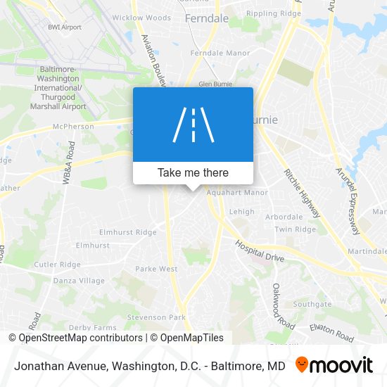 Mapa de Jonathan Avenue