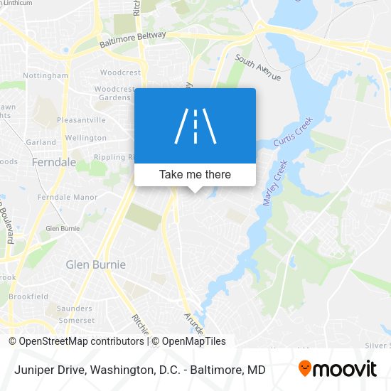 Mapa de Juniper Drive