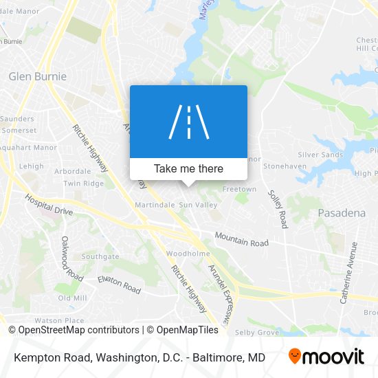Mapa de Kempton Road
