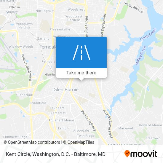 Mapa de Kent Circle