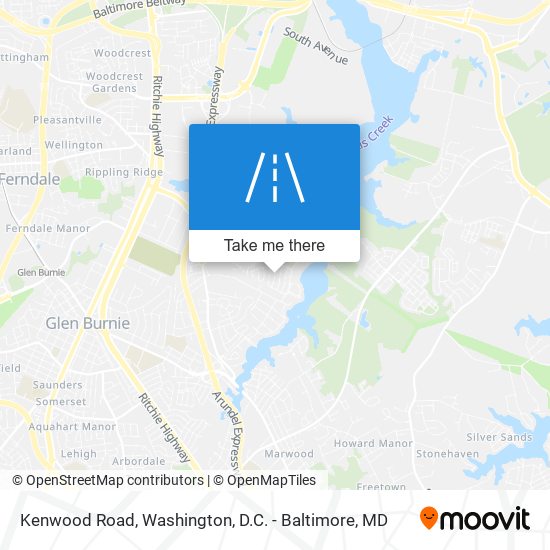 Mapa de Kenwood Road