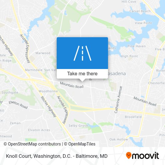 Knoll Court map