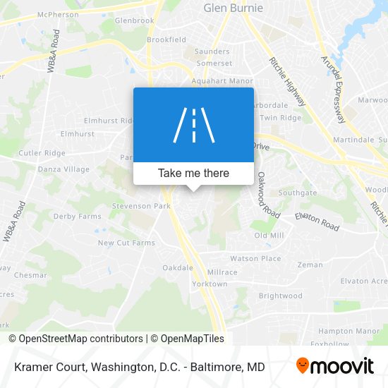 Mapa de Kramer Court