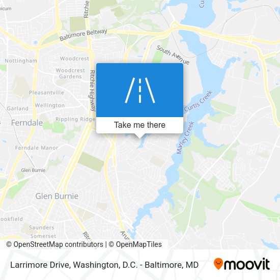 Larrimore Drive map