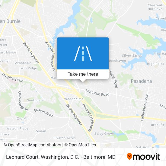 Leonard Court map