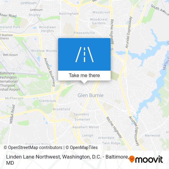 Linden Lane Northwest map