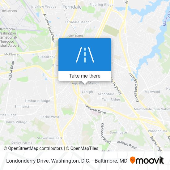 Mapa de Londonderry Drive