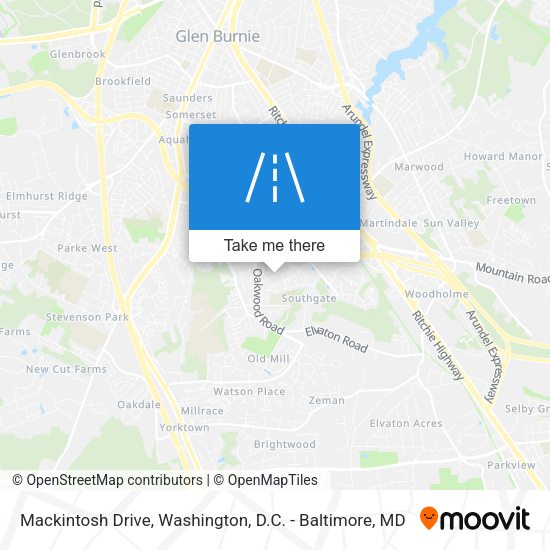 Mackintosh Drive map