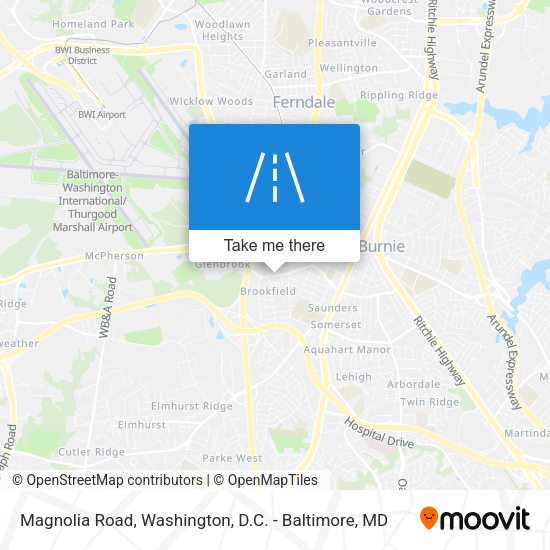 Magnolia Road map