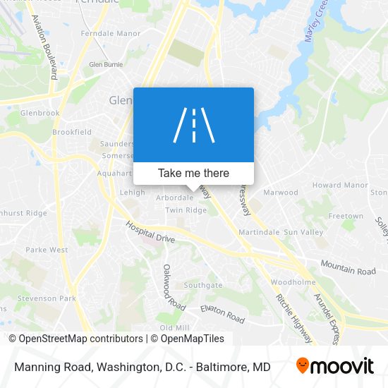 Mapa de Manning Road