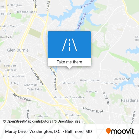 Mapa de Marcy Drive