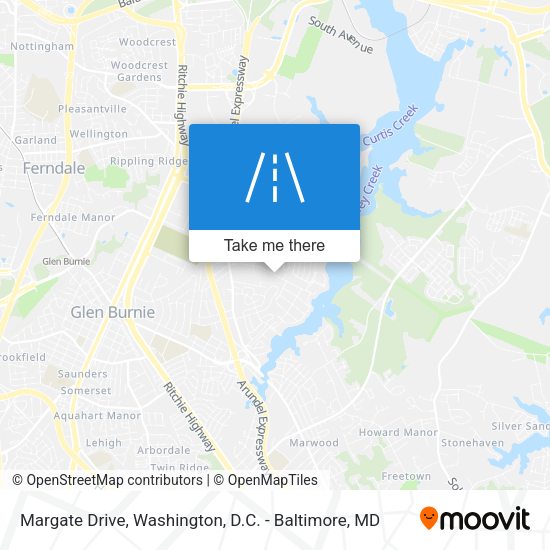 Mapa de Margate Drive
