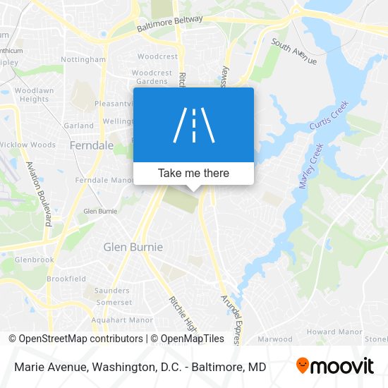 Mapa de Marie Avenue