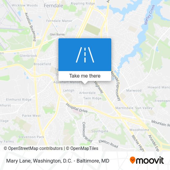 Mapa de Mary Lane