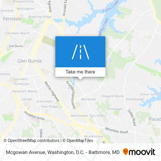 Mcgowan Avenue map