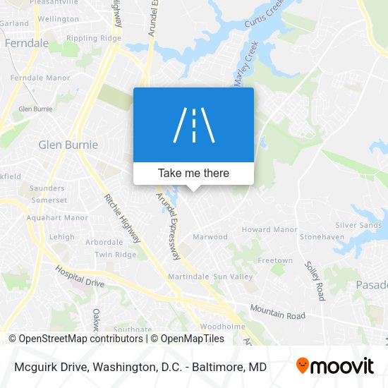 Mcguirk Drive map