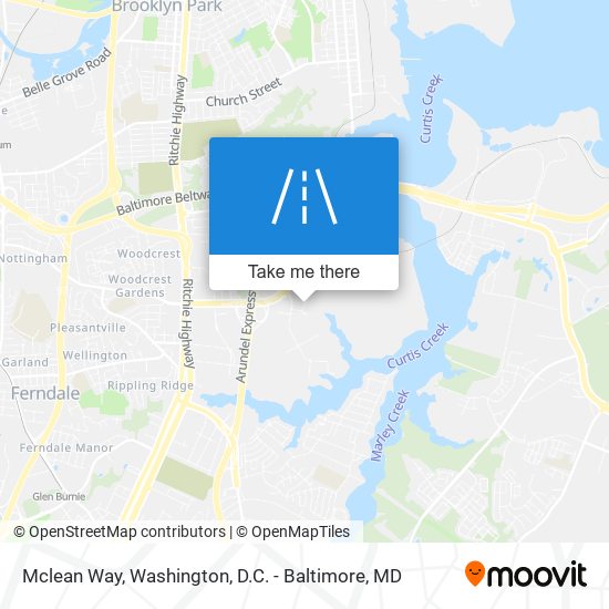 Mapa de Mclean Way