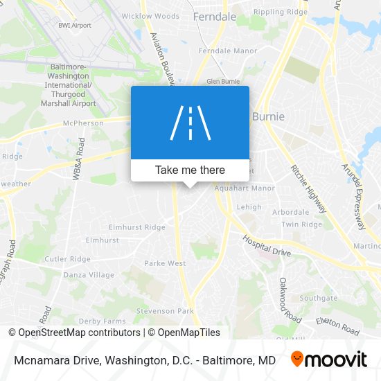 Mcnamara Drive map